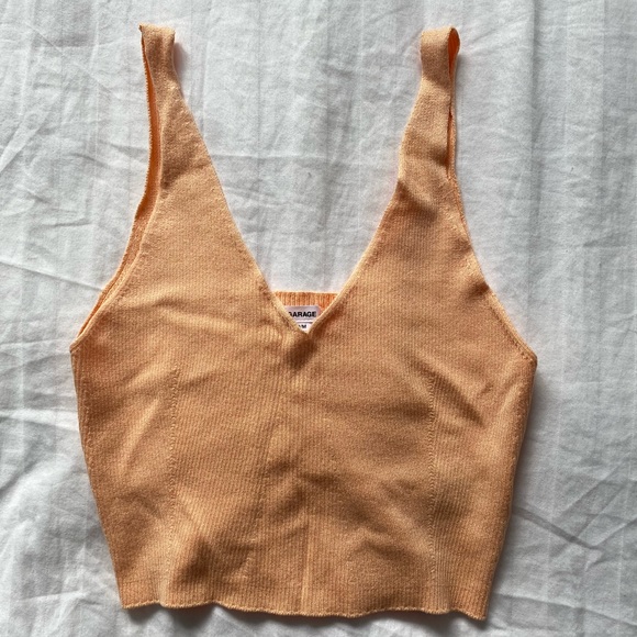 Garage Orange Knit Tank